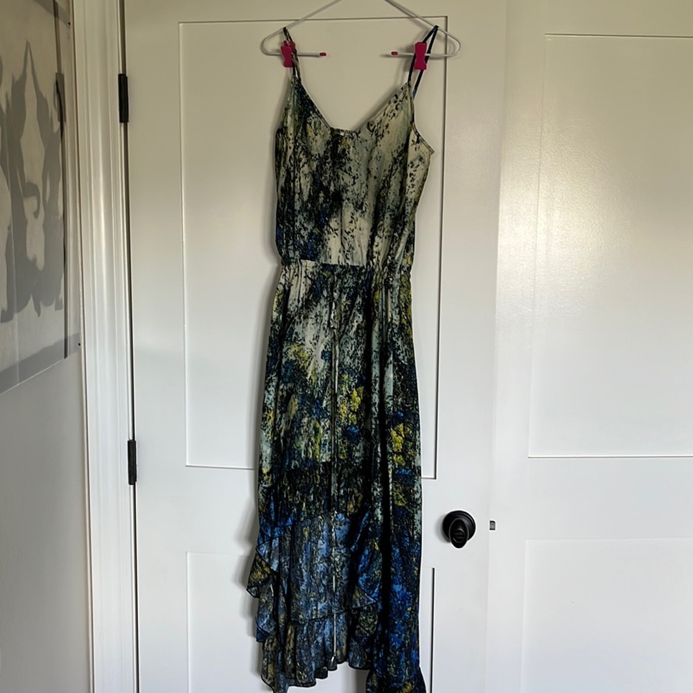 Lavender Brown high low dress XS
